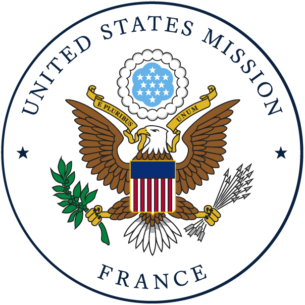 logo united states mission france
